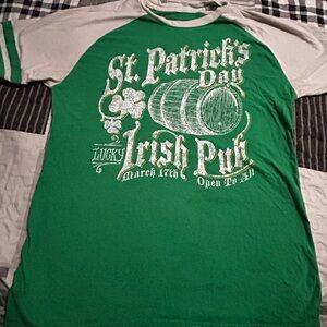 Lucky Brand Green Graphic Tee